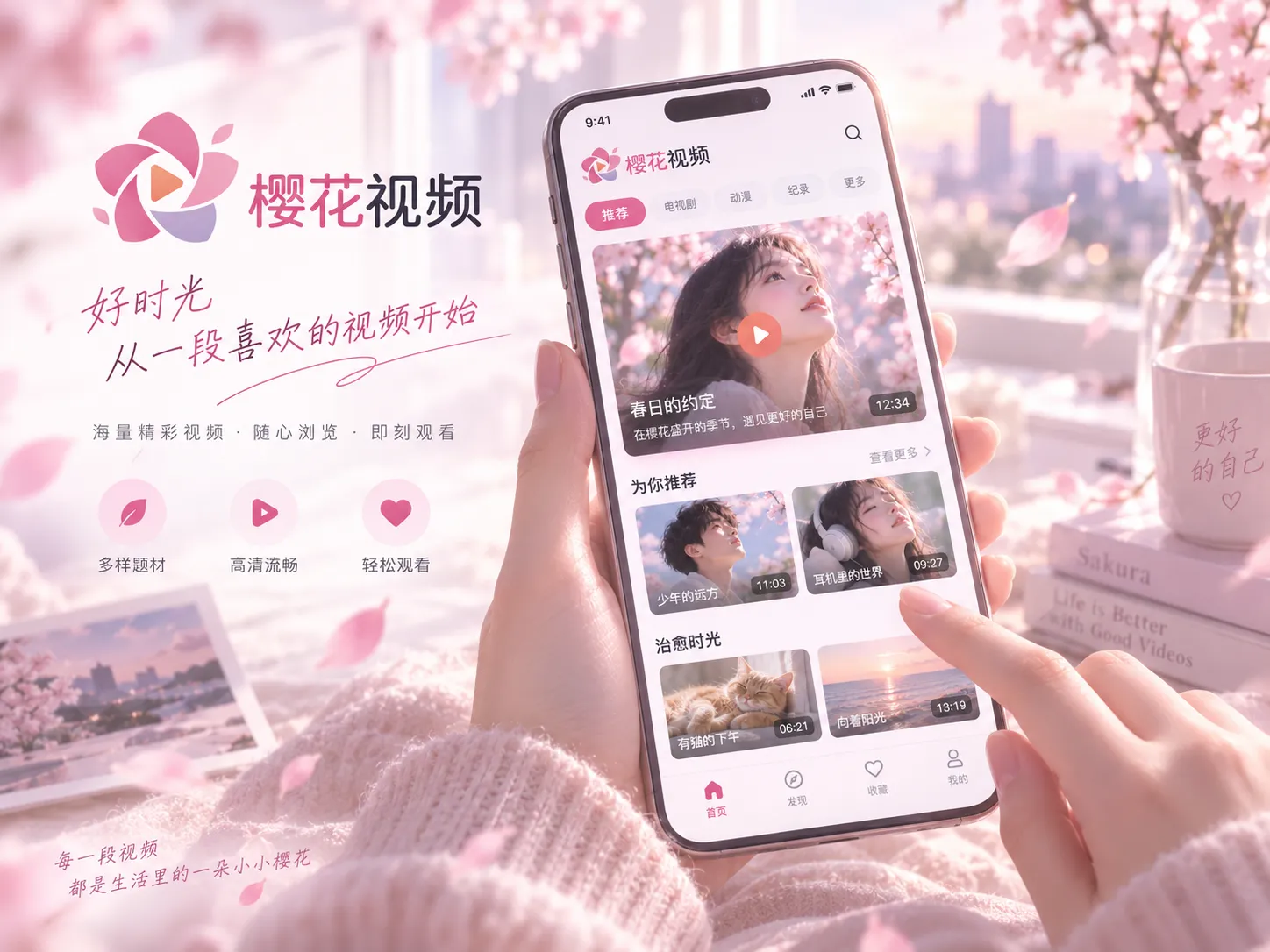 樱花视频桌面网页浏览示意